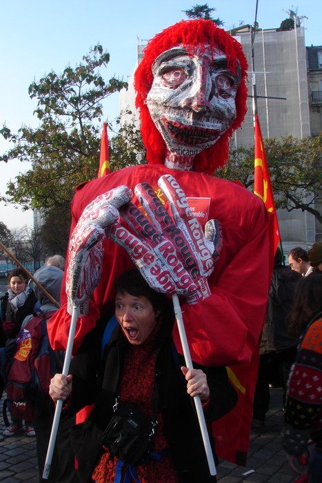 Manifestation pour la dfense des services publics