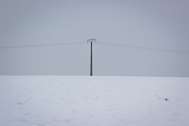 Le Thillay sous la neige