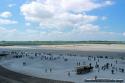 la place du mont-saint-michel vu d'en eau