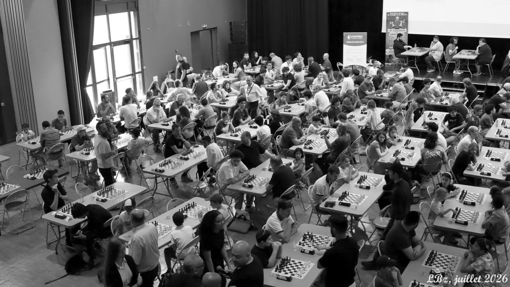 Tournoi international d'échecs de Sarcelles (5 juillet 2026, salle Malraux).
